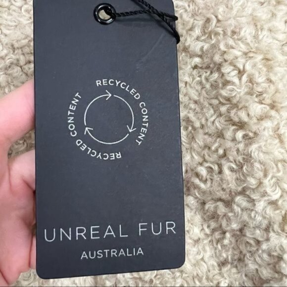 Unreal Fur Berkeley Puffer Jacket Womens corduroy olive green size XS - Picture 10 of 12